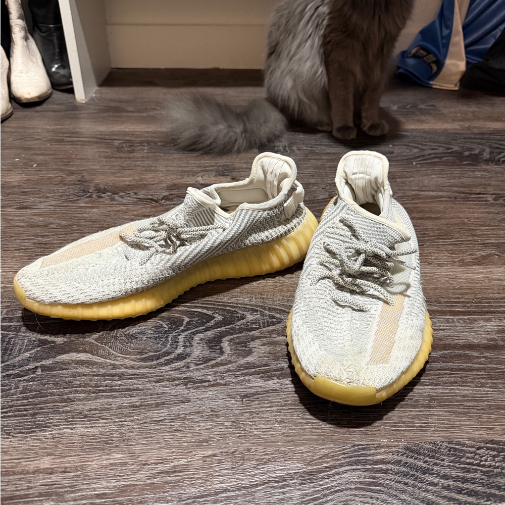 Grey & White Yeezys